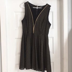 Black and Gold Express Dress